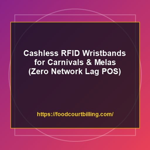 Cashless RFID Wristband Solutions for Carnivals and Melas: Managing Massive Crowds with Zero Network Lag