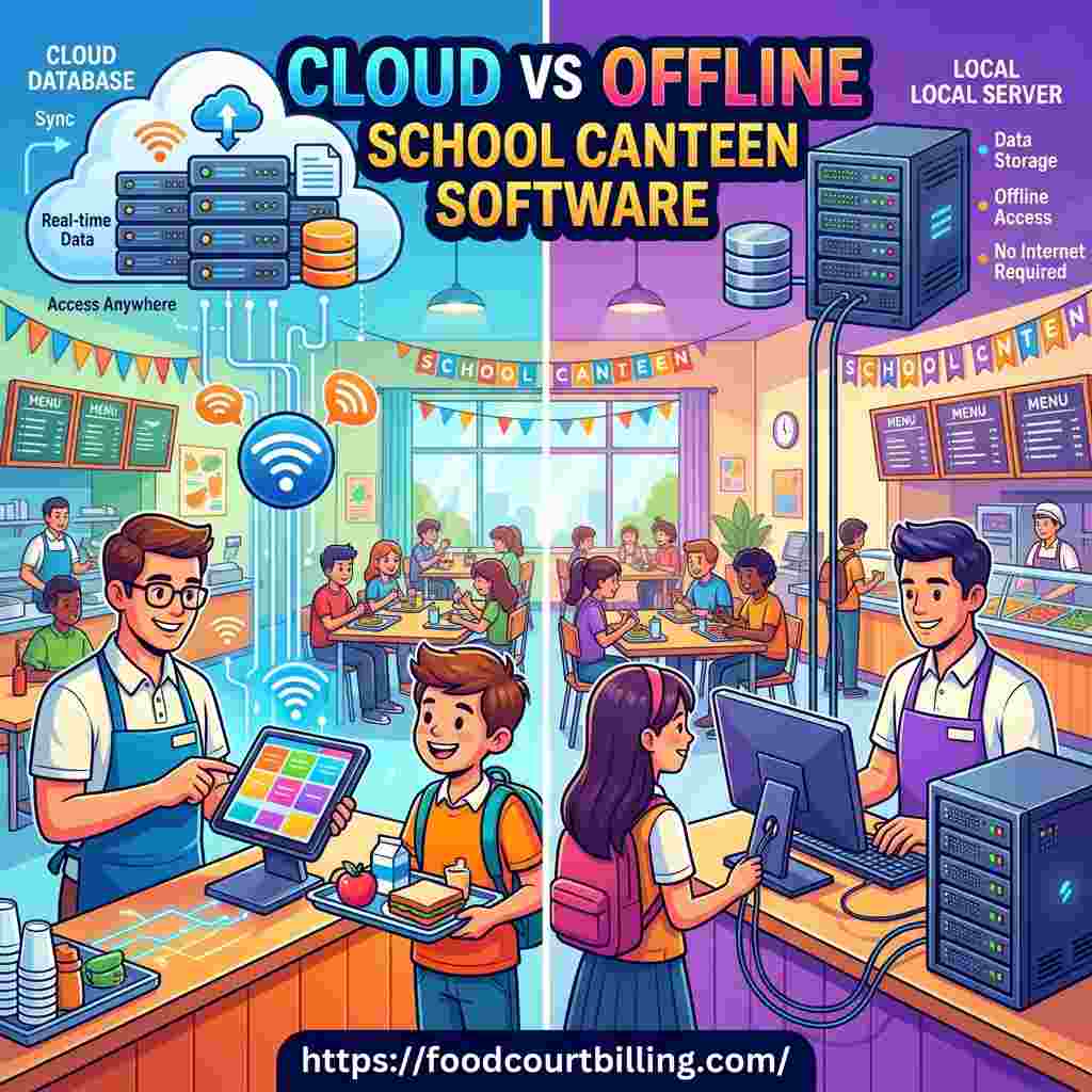 Cloud vs Offline School Canteen Management Software: Which Is Better?