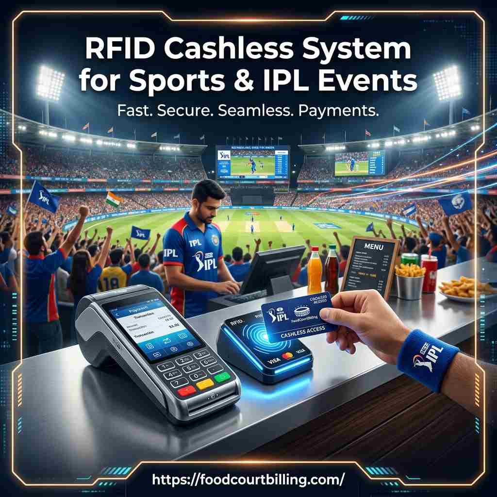 RFID Cashless System for Sports Events and IPL Viewing Parties