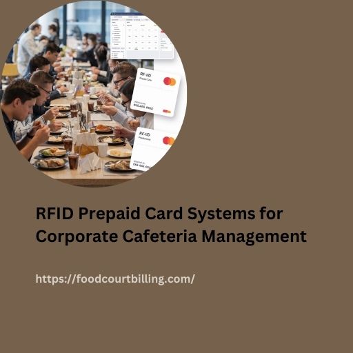 RFID prepaid card systems for Corporate Cafeteria Management