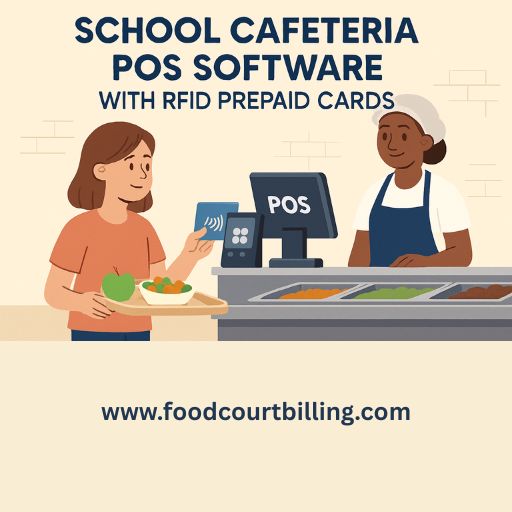 School Cafeteria POS Software with RF-ID Prepaid Cards