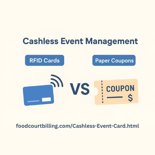 Cashless Event Management: RFID Cards vs Paper Coupons