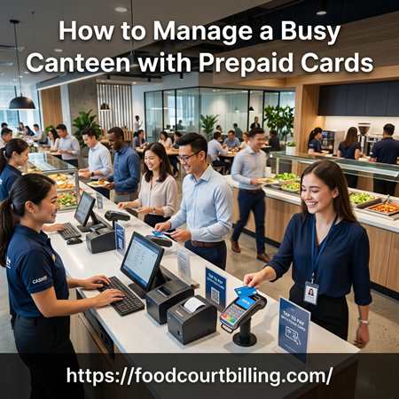 How to Manage a Busy Canteen in Factories and Offices with Prepaid Cards