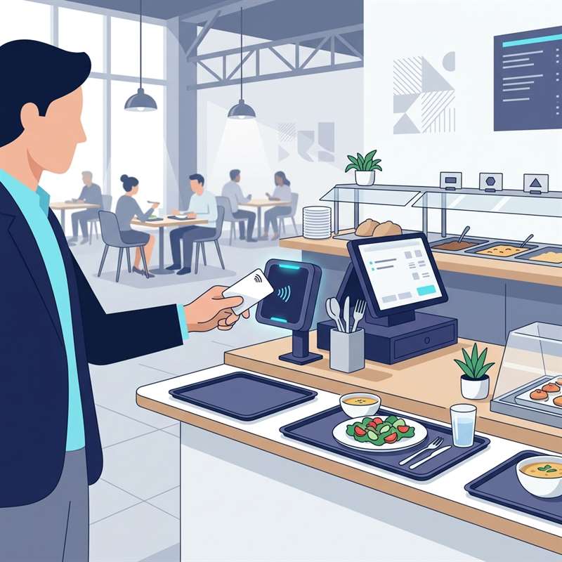 Canteen and Food Court Cashless Card Punch System